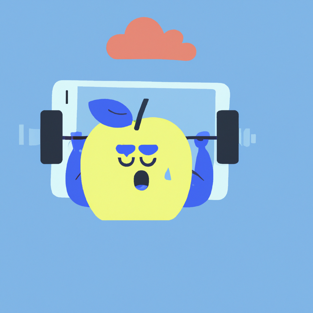 illustration of a healthy fitness, modern design, for the web, cute, happy, 4k, high resolution, trending in artstation